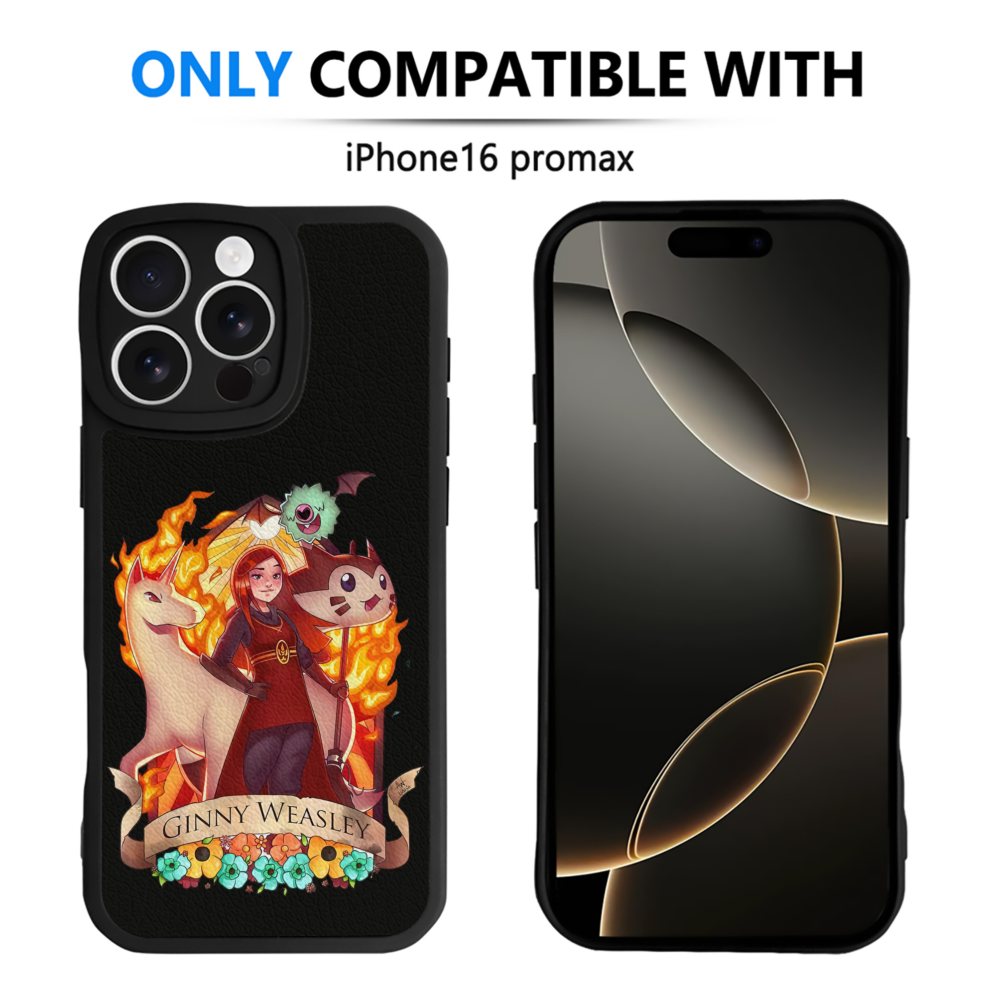 （画像用） Harry Potter ハリー・ポッターシリーズ 【iPhone 16シリーズ対応】シリコンスマホケース（レザー調） 材質：シリコン